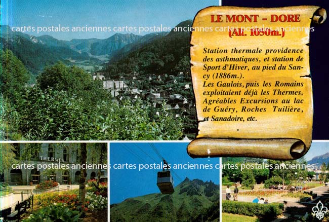 Cartes postales anciennes > CARTES POSTALES > carte postale ancienne > cartes-postales-ancienne.com Auvergne rhone alpes Puy de dome Mont Dore