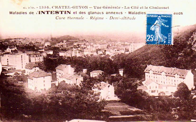 Cartes postales anciennes > CARTES POSTALES > carte postale ancienne > cartes-postales-ancienne.com Auvergne rhone alpes Puy de dome Chatel-Guyon