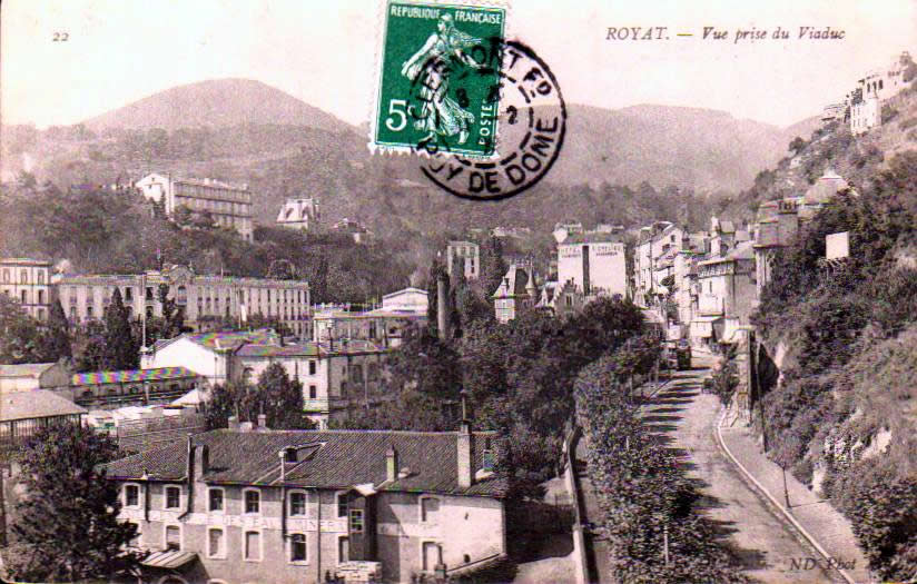Cartes postales anciennes > CARTES POSTALES > carte postale ancienne > cartes-postales-ancienne.com Auvergne rhone alpes Puy de dome Royat