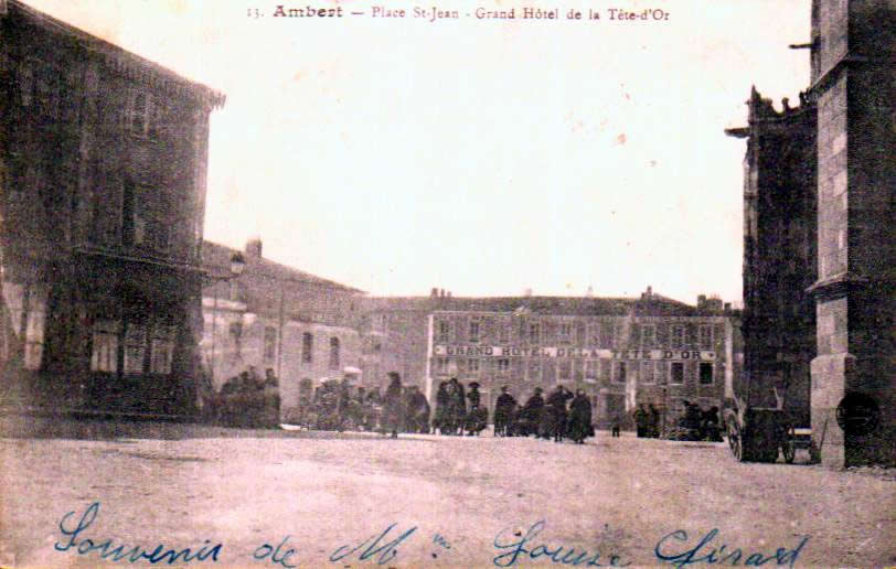 Cartes postales anciennes > CARTES POSTALES > carte postale ancienne > cartes-postales-ancienne.com Auvergne rhone alpes Puy de dome Ambert