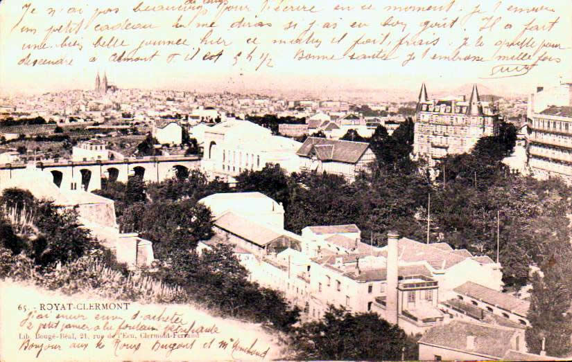 Cartes postales anciennes > CARTES POSTALES > carte postale ancienne > cartes-postales-ancienne.com Auvergne rhone alpes Puy de dome Royat