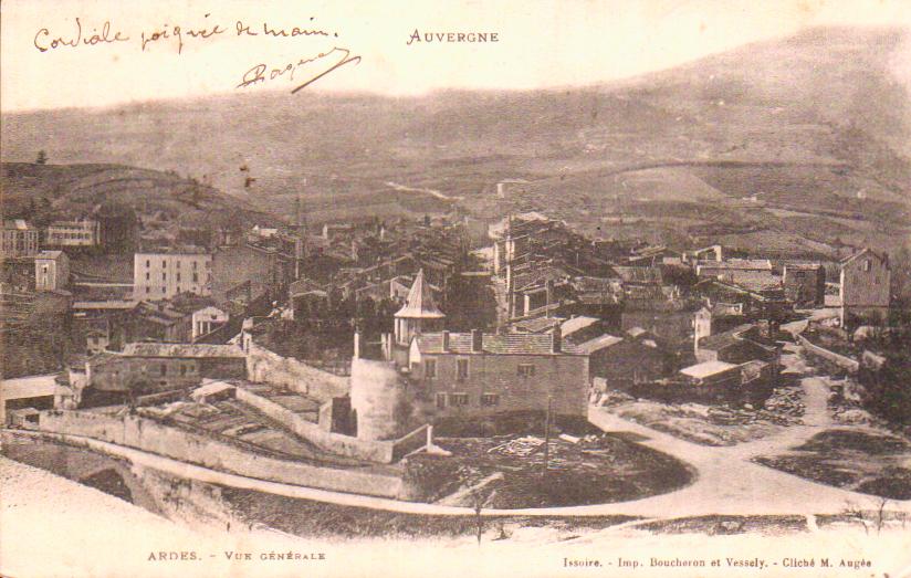Cartes postales anciennes > CARTES POSTALES > carte postale ancienne > cartes-postales-ancienne.com Auvergne rhone alpes Puy de dome Ardes