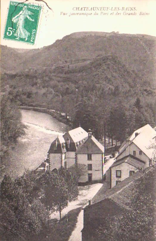 Cartes postales anciennes > CARTES POSTALES > carte postale ancienne > cartes-postales-ancienne.com Auvergne rhone alpes Puy de dome Chateauneuf Les Bains