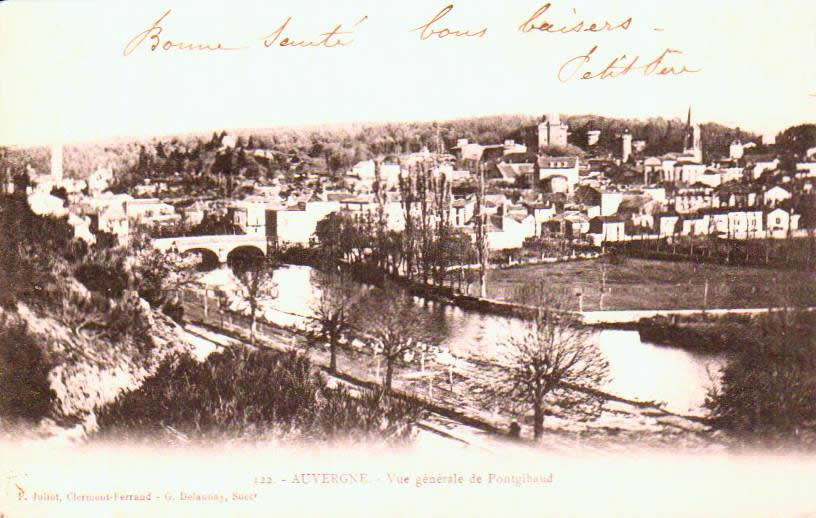 Cartes postales anciennes > CARTES POSTALES > carte postale ancienne > cartes-postales-ancienne.com Auvergne rhone alpes Puy de dome Pontgibaud