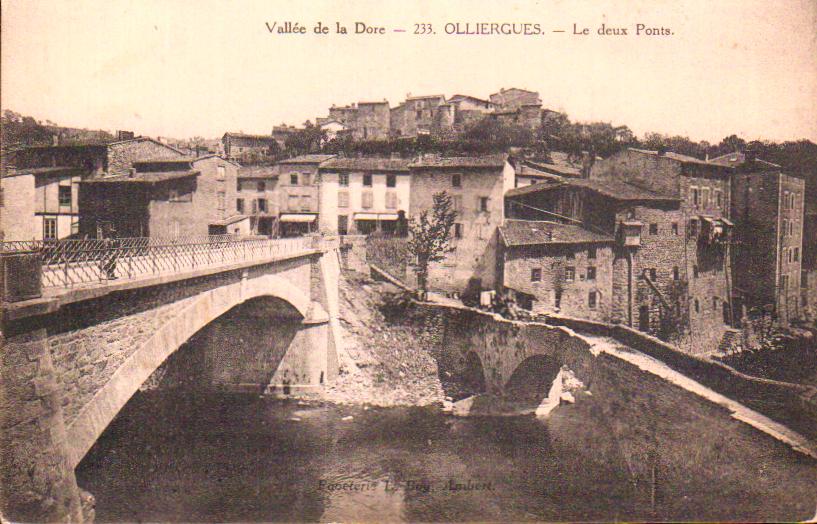 Cartes postales anciennes > CARTES POSTALES > carte postale ancienne > cartes-postales-ancienne.com Auvergne rhone alpes Puy de dome Olliergues