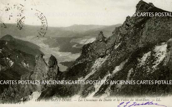 Cartes postales anciennes > CARTES POSTALES > carte postale ancienne > cartes-postales-ancienne.com Auvergne rhone alpes Puy de dome Mont Dore