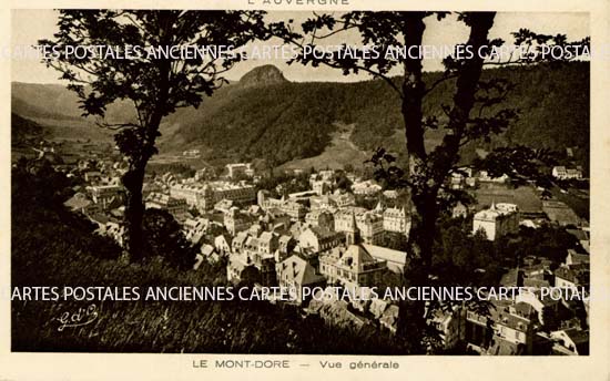 Cartes postales anciennes > CARTES POSTALES > carte postale ancienne > cartes-postales-ancienne.com Auvergne rhone alpes Puy de dome Mont Dore