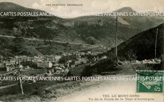 Cartes postales anciennes > CARTES POSTALES > carte postale ancienne > cartes-postales-ancienne.com Auvergne rhone alpes Puy de dome Mont Dore