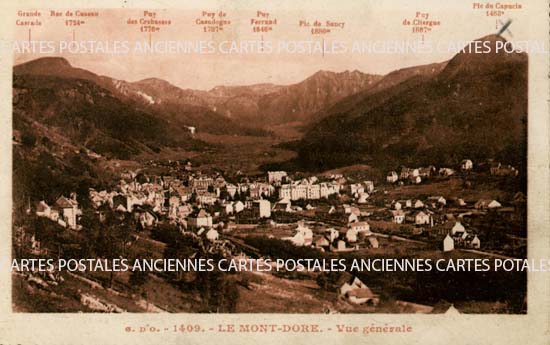 Cartes postales anciennes > CARTES POSTALES > carte postale ancienne > cartes-postales-ancienne.com Auvergne rhone alpes Puy de dome Mont Dore
