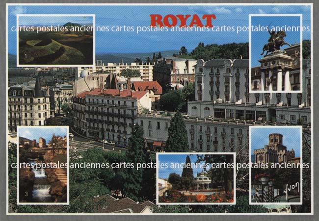 Cartes postales anciennes > CARTES POSTALES > carte postale ancienne > cartes-postales-ancienne.com Auvergne rhone alpes Puy de dome Royat