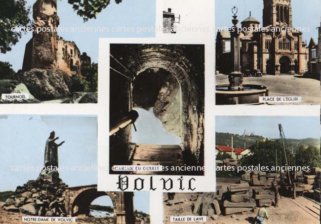 Cartes postales anciennes > CARTES POSTALES > carte postale ancienne > cartes-postales-ancienne.com Auvergne rhone alpes Puy de dome Volvic