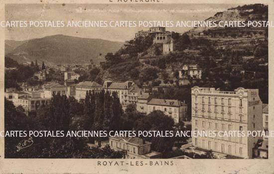 Cartes postales anciennes > CARTES POSTALES > carte postale ancienne > cartes-postales-ancienne.com Auvergne rhone alpes Puy de dome Royat