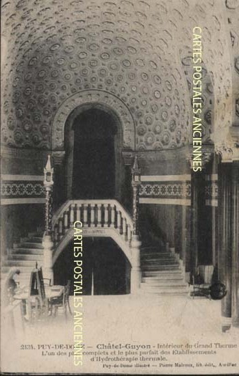 Cartes postales anciennes > CARTES POSTALES > carte postale ancienne > cartes-postales-ancienne.com Auvergne rhone alpes Puy de dome Chatel-Guyon