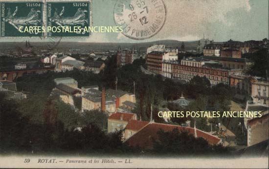 Cartes postales anciennes > CARTES POSTALES > carte postale ancienne > cartes-postales-ancienne.com Auvergne rhone alpes Puy de dome Royat