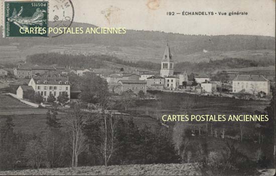 Cartes postales anciennes > CARTES POSTALES > carte postale ancienne > cartes-postales-ancienne.com Auvergne rhone alpes Puy de dome Echandelys