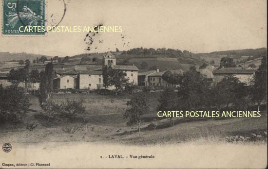 Cartes postales anciennes > CARTES POSTALES > carte postale ancienne > cartes-postales-ancienne.com Haute loire  Laval Sur Doulon