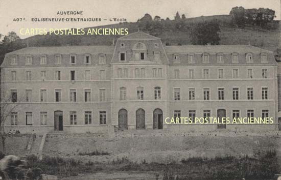Cartes postales anciennes > CARTES POSTALES > carte postale ancienne > cartes-postales-ancienne.com Auvergne rhone alpes Puy de dome Egliseneuve D Entraigue