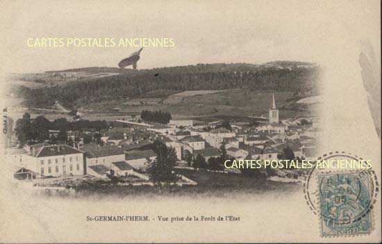 Cartes postales anciennes > CARTES POSTALES > carte postale ancienne > cartes-postales-ancienne.com Auvergne rhone alpes Puy de dome Saint Germain L Herm