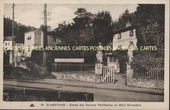Cartes postales anciennes > CARTES POSTALES > carte postale ancienne > cartes-postales-ancienne.com Auvergne rhone alpes Puy de dome Saint Nectaire
