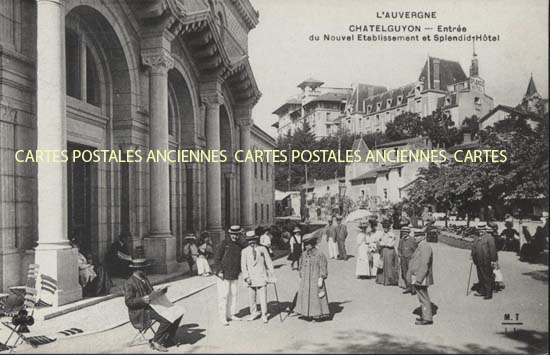 Cartes postales anciennes > CARTES POSTALES > carte postale ancienne > cartes-postales-ancienne.com Auvergne rhone alpes Puy de dome Chatel-Guyon