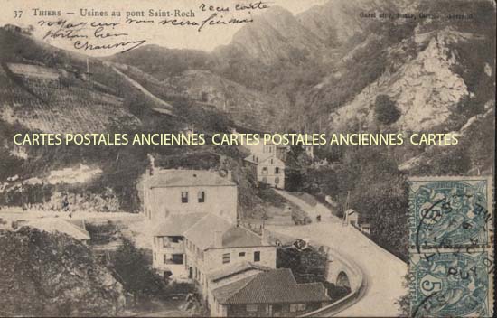 Cartes postales anciennes > CARTES POSTALES > carte postale ancienne > cartes-postales-ancienne.com Auvergne rhone alpes Puy de dome Thiers