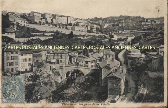 Cartes postales anciennes > CARTES POSTALES > carte postale ancienne > cartes-postales-ancienne.com Auvergne rhone alpes Puy de dome Thiers