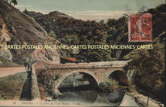 Cartes postales anciennes > CARTES POSTALES > carte postale ancienne > cartes-postales-ancienne.com Auvergne rhone alpes Puy de dome Thiers