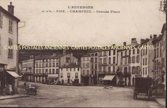 Cartes postales anciennes > CARTES POSTALES > carte postale ancienne > cartes-postales-ancienne.com Auvergne rhone alpes Puy de dome Champeix