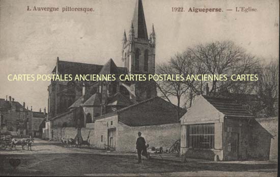Cartes postales anciennes > CARTES POSTALES > carte postale ancienne > cartes-postales-ancienne.com Auvergne rhone alpes Puy de dome Aigueperse