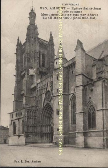 Cartes postales anciennes > CARTES POSTALES > carte postale ancienne > cartes-postales-ancienne.com Auvergne rhone alpes Puy de dome Ambert