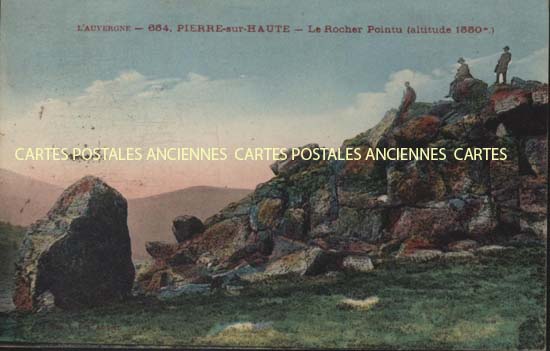 Cartes postales anciennes > CARTES POSTALES > carte postale ancienne > cartes-postales-ancienne.com Auvergne rhone alpes Puy de dome Saint Pierre Roche