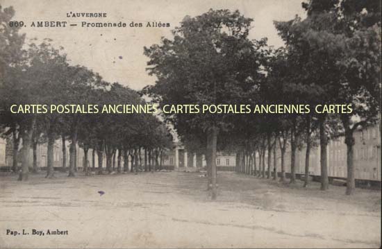 Cartes postales anciennes > CARTES POSTALES > carte postale ancienne > cartes-postales-ancienne.com Auvergne rhone alpes Puy de dome Ambert