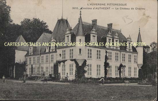 Cartes postales anciennes > CARTES POSTALES > carte postale ancienne > cartes-postales-ancienne.com Auvergne rhone alpes Puy de dome Authezat