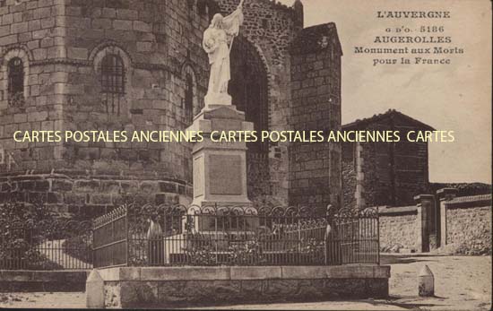 Cartes postales anciennes > CARTES POSTALES > carte postale ancienne > cartes-postales-ancienne.com Auvergne rhone alpes Puy de dome Augerolles