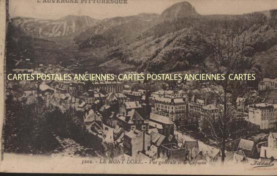 Cartes postales anciennes > CARTES POSTALES > carte postale ancienne > cartes-postales-ancienne.com Puy de dome  Mont Dore