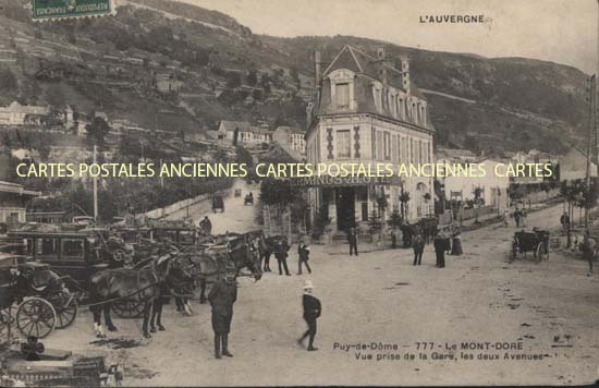 Cartes postales anciennes > CARTES POSTALES > carte postale ancienne > cartes-postales-ancienne.com Puy de dome  Mont Dore