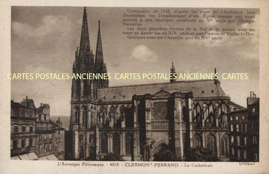 Cartes postales anciennes > CARTES POSTALES > carte postale ancienne > cartes-postales-ancienne.com Puy de dome  Clermont Ferrand