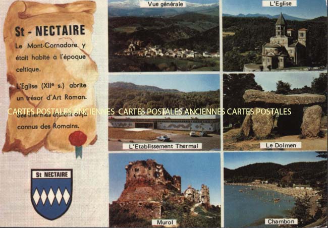 Cartes postales anciennes > CARTES POSTALES > carte postale ancienne > cartes-postales-ancienne.com Auvergne rhone alpes Puy de dome Saint Nectaire