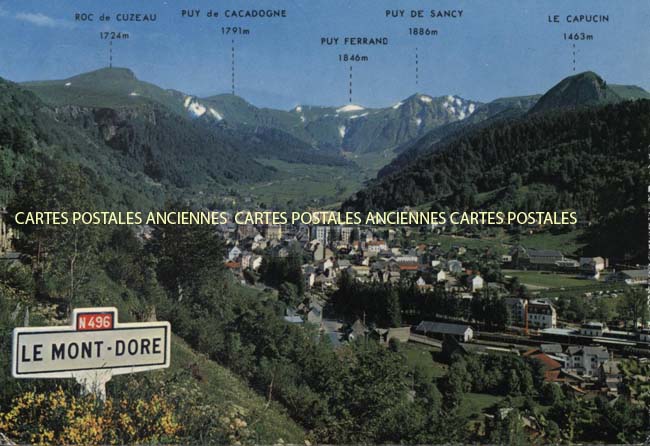 Cartes postales anciennes > CARTES POSTALES > carte postale ancienne > cartes-postales-ancienne.com Puy de dome  Mont Dore