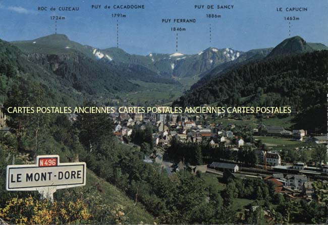 Cartes postales anciennes > CARTES POSTALES > carte postale ancienne > cartes-postales-ancienne.com Puy de dome 63 Mont Dore