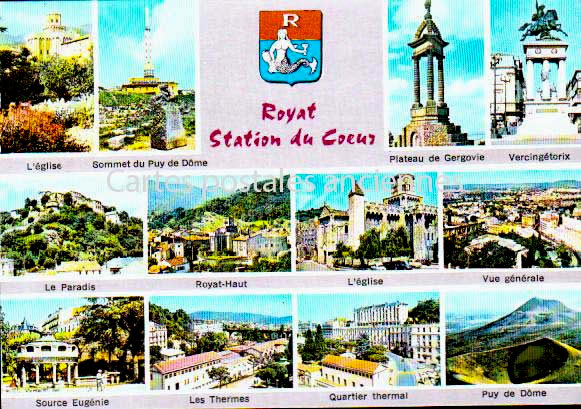 Cartes postales anciennes > CARTES POSTALES > carte postale ancienne > cartes-postales-ancienne.com Auvergne rhone alpes Puy de dome Royat