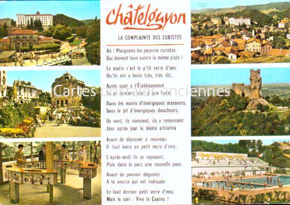 Cartes postales anciennes > CARTES POSTALES > carte postale ancienne > cartes-postales-ancienne.com Auvergne rhone alpes Puy de dome Chatel-Guyon