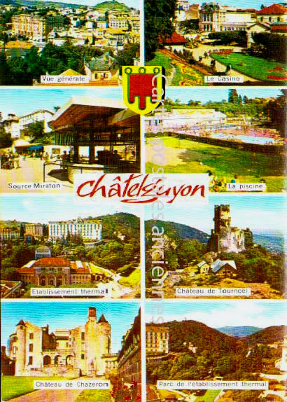 Cartes postales anciennes > CARTES POSTALES > carte postale ancienne > cartes-postales-ancienne.com Auvergne rhone alpes Puy de dome Chatel-Guyon