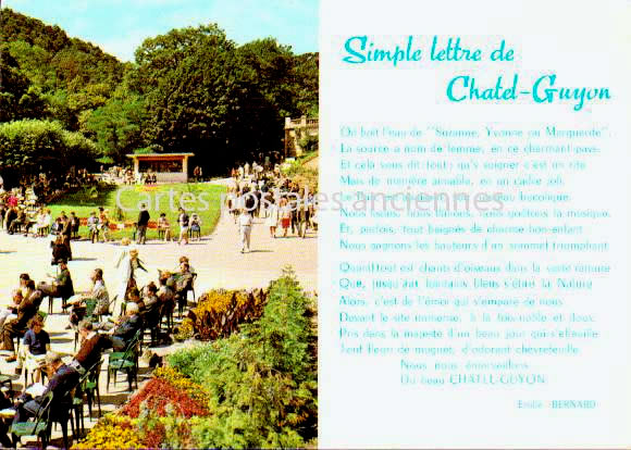 Cartes postales anciennes > CARTES POSTALES > carte postale ancienne > cartes-postales-ancienne.com Auvergne rhone alpes Puy de dome Chatel-Guyon