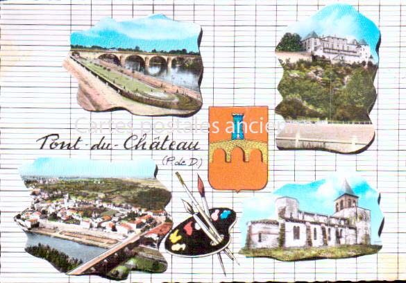 Cartes postales anciennes > CARTES POSTALES > carte postale ancienne > cartes-postales-ancienne.com Auvergne rhone alpes Puy de dome Pont Du Chateau