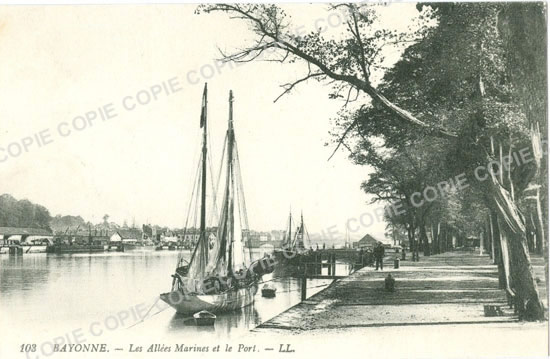 Cartes postales anciennes > CARTES POSTALES > carte postale ancienne > cartes-postales-ancienne.com Nouvelle aquitaine Pyrenees atlantiques Bayonne