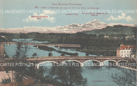 Cartes postales anciennes > CARTES POSTALES > carte postale ancienne > cartes-postales-ancienne.com Pyrenees atlantiques  Pau