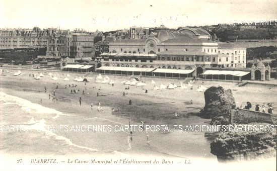 Cartes postales anciennes > CARTES POSTALES > carte postale ancienne > cartes-postales-ancienne.com Pyrenees atlantiques  Biarritz