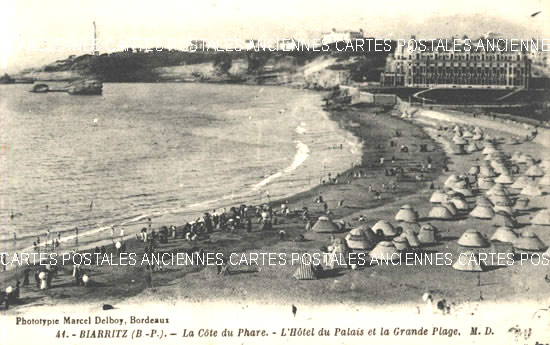 Cartes postales anciennes > CARTES POSTALES > carte postale ancienne > cartes-postales-ancienne.com Pyrenees atlantiques  Biarritz