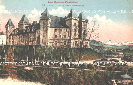 Cartes postales anciennes > CARTES POSTALES > carte postale ancienne > cartes-postales-ancienne.com Pyrenees atlantiques  Pau